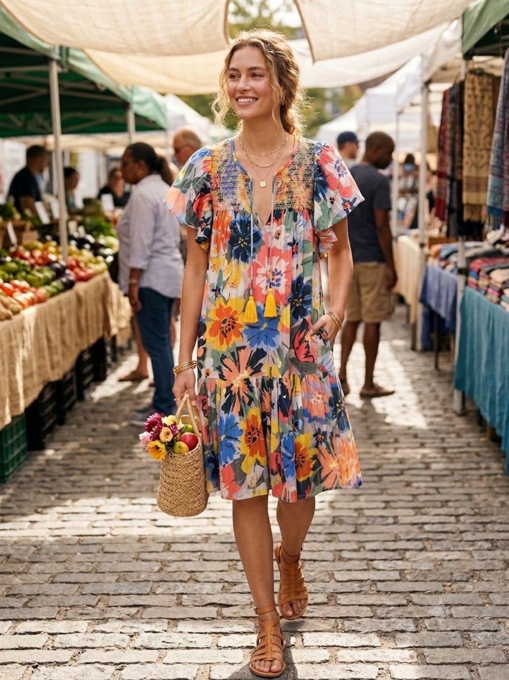 Shoshanna floral dress